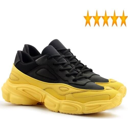 Genuine Men Designer Leather Sneakers Casual Shoes 2021 Spring New Lace Up Black White Luxury Trainers Tenis Masculino Adulto