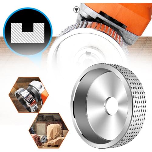 Round Wood Angle Grinding Wheel Abrasive Disc Angle Grinder Tungsten Carbide Bore Shaping Sanding Carving Rotary Tool