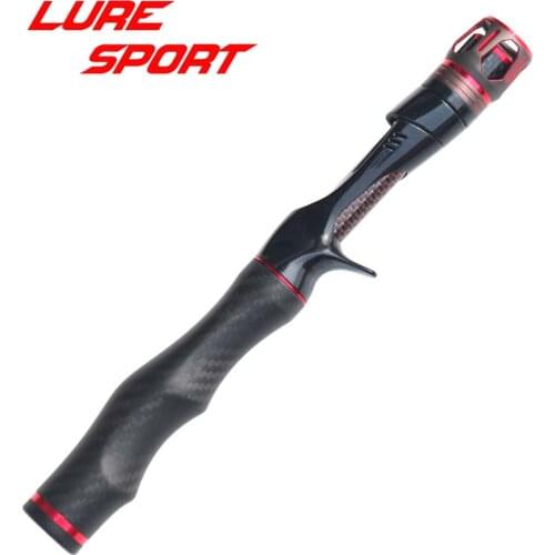 LureSport 12cm HandShape CarbonWoven Grip PCS Reel Seat Rod Building Component Handle Rod Repair DIY