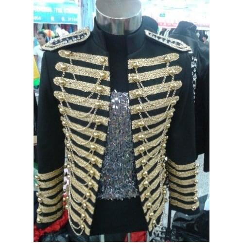 Fashion Mens DJ singer Royal Slim Suit Jacket Costumes Male stage performance jacket party show dancer stage wear costumes