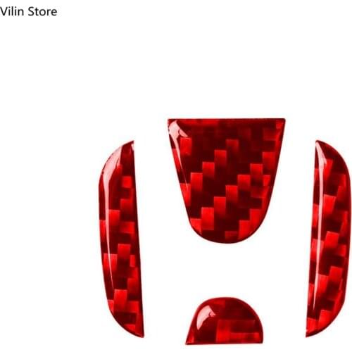 Steering Wheel Sticker Carbon Fiber Interior Cover For Honda Civic 2020 2019 Trim