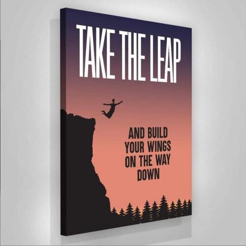 Wall Pictures For Office Posters Canvas Art Painting Pictures Motionational Poster Enterprise For Office Modern Home Living Room