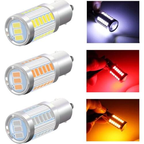 A pack new 1156 1157 BA15S P21W 5630 5730 LED Car Tail Bulb Brake Lights 12V DC Auto Reverse Lamp Daytime Running Signal Light
