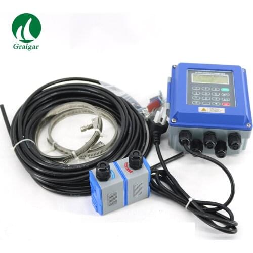 New TUF-2000SW with TM-1 Transducer Wall-Mounted Digital Ultrasonic Flow Meter High Accuracy Measuring Range DN300-DN6000mm