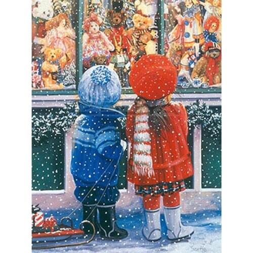 SHANSHIYOUPIN Diamond Embroidery Girl Shadow Woman Round,Full,Rhinestone Pictures,Diamond Mosaic,Diamond Painting Home Decoratio