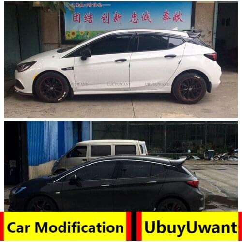 For Opel Astra K Spoiler ABS Material Car Tail Wing Decoration Primer Color Rear Spoiler For Opel Astra K Spoiler 2015-2018