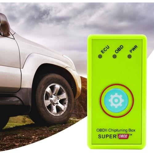 SUPER/ECO OBD2 Car Fuel Saver Chip Tuning Box Benzine Diesel Eco OBD2 Save Fuel Nitro OBD2 More Power Super OBD2 Reset Button