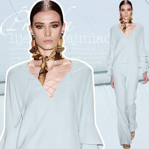 Light blue lake comfortable feel, cotton fabric, fabric, shirt, dress material