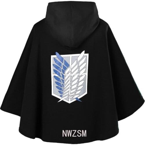 Japan Fashion Anime no Kyojin Cloak Cape Clothes Cosplay Costume Fantasia Attack on Titan Plus Cosplay Props