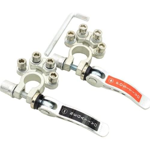 Battery Terminal Clamp Connector Positive and Negative Car Battery Terminal Connector Quick Release Disconnect