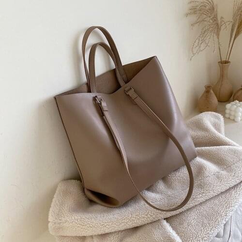 Lady Travel Crossbody Shoulder Bags Female Simple Handbags High Capacity Pu Leather Tote Bags for Women 2021 Composite Bag