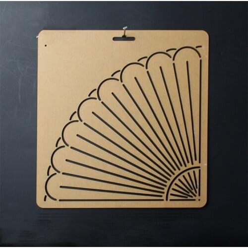 13*12cm big size Vintage Daisy transparent costura Embroidery quilt line template, patchwork ruler plotting board