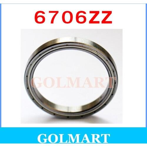 3pcs/lot 30*37*4 30x37x4 mm 6706ZZ 61706ZZ Thin Section metal shielded steel radial ball bearing