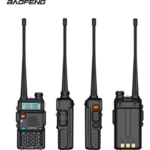 4pcs Baofeng UV-5R Walkie Talkie Professional 5W VHF UHF Dual Band Radio Station Portable Hunting Ham Transceiver Intercom
