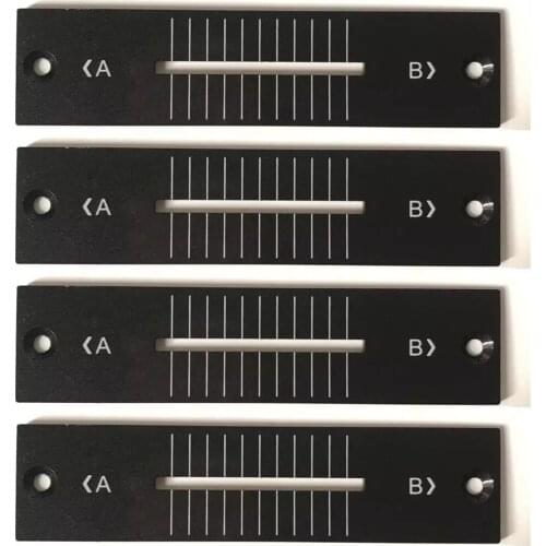 4pcs DAH2427 Channel fader Face metal Plate CHF Panel Replace for Pioneer DJM 800