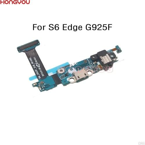 5PCS/Lot For Samsung Galaxy S6 Edge G925F SM-G925F USB Charging Dock Connector Flex Cable Charge Socket Jack Port Plug