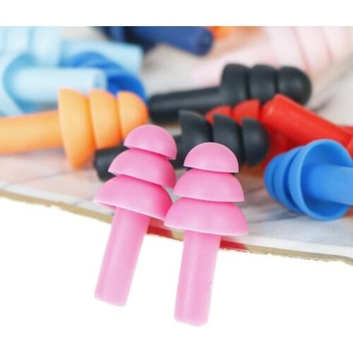 6Pairs Silicone Earplugs for Anti Noise Earplugs Comfortable For Study Sleep Soft Anti-Noise Ear Plug