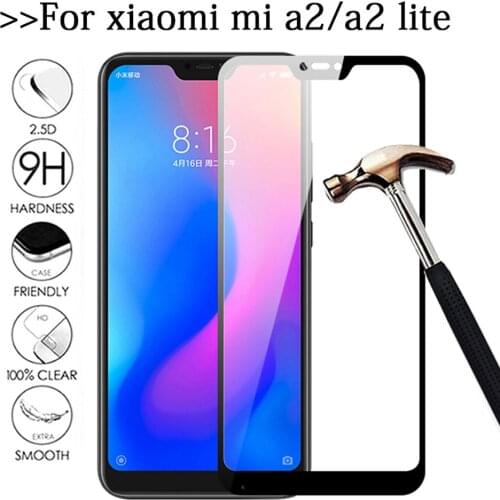 9D full cover for xiaomi mi A2 lite A3 lite tempered glass phone screen protector smartphone protective film on the glass HD