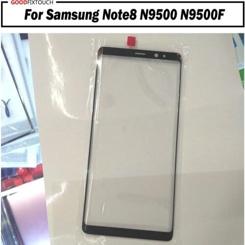 A+ Quality For Samsung Note8 N950 N9500 N9500F SM-N9500 SM-N9500F Glass lens front glass new Replacement