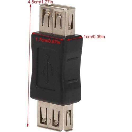 USB 2.0 Type A Female To Female Converter Adapter For Charging Data Transferring Au06 21 Dropshipping