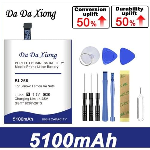 DaDaXiong 4500mAh BL256 battery for Lenovo Lemon K4 Note K4note / X3 Lite K51c78 / A7010