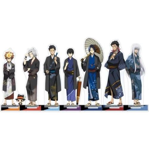 Anime HITMAN REBORN! Sawada Tsunayoshi Gokudera Hayato Acrylic Stand Figure Display Model Plate Cosplay Decor Cartoon Xmas Gifts