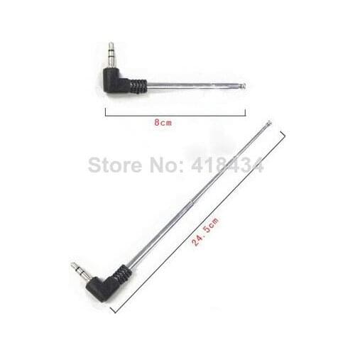 NEW high quality 3.5mm Male FM Radio Antenna for mini speaker Mobile Cell Phone sound box 21cm 1000pc wholesales