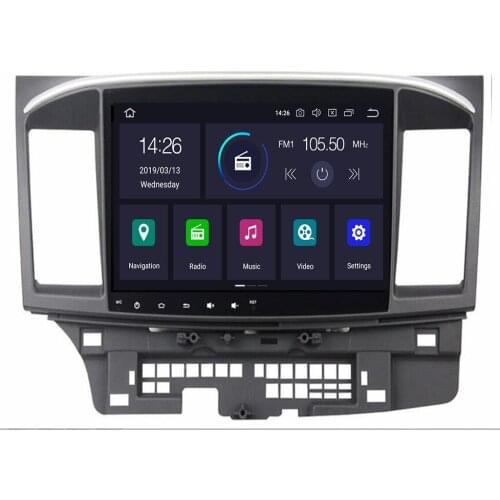 Android 10 Car DVD for Mitsubishi Lancer 2005-2016 with 10.2inch 2 DIN 3G/4G GPS radio video player eight core car navigation