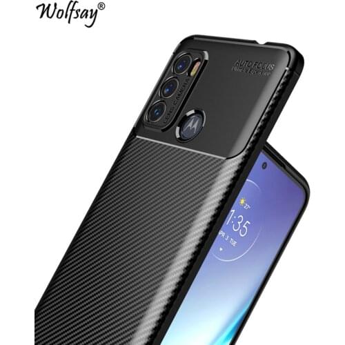 For Motorola Moto G60 Case Bumper Silicone Carbon Fiber Back Cover For Motorola Moto G60 Case For Moto G60 G 60 Cover 6.8 inch