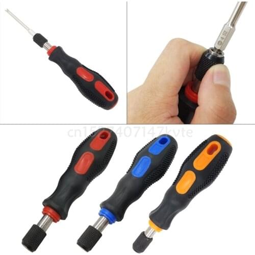 1/4" (6.35mm) Screwdriver Bit Holder Self Screwdriver Holder with PP+TPR Handle