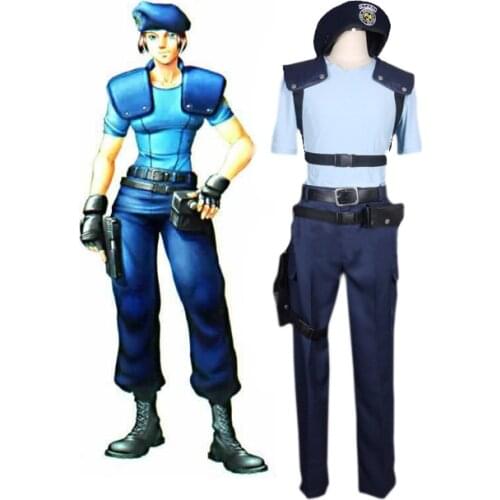 Jill Valentine S.T.A.R.S. Uniform Cosplay Costume Full Set Custom Made Any Size