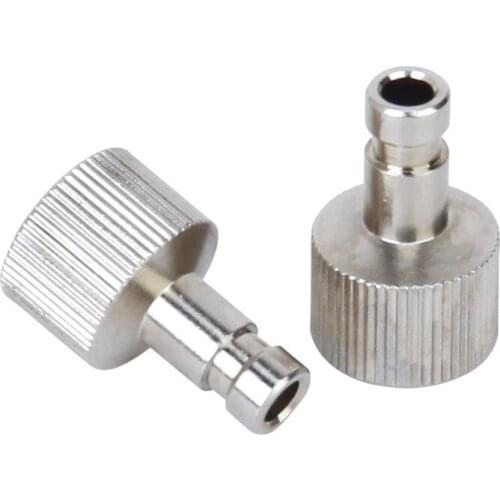 Hot 2Pcs 1/8" fittings Airbrush Quick Disconnect Coupler Hose Connector Release Adapter