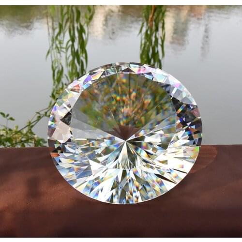 Crystal diamond Wedding Decoration Gift Home Glass Decoration Desktop Decoration 10CM Christmas gift (HD-16055)