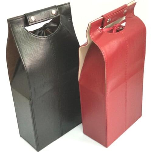 Manufacturers Custom-Made Wholesale Direct Selling Wine Bags Of Wine Packaging Gift Boxes Red Wine Only Leather Box