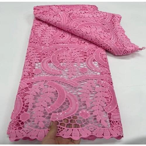 JNP KAKATEX Sequin Lace Fabric Embroidered Fashionable Handcut Eyelet African Organza For Women Party Dresses