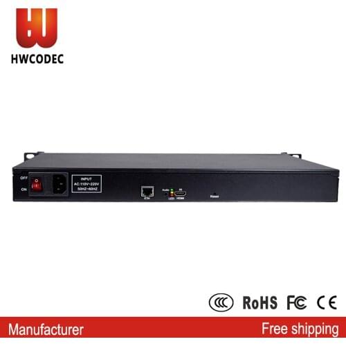 HWCODEC H3411 H264 Encoder HDMI Encoder FHD 1080P IPTV Video Encoder Support RTSP RTMP ONVIF for YouTube,Twich, Facebook