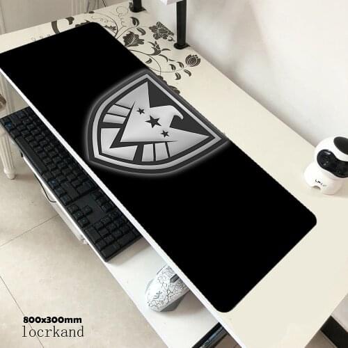 S.H.I.E.L.D mousepad gamer HD print 800x300x2mm gaming mouse pad notebook accessories cheapest laptop padmouse ergonomic mat