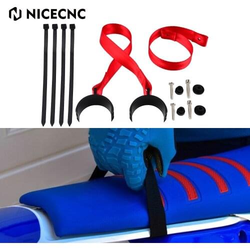 NICECNC Front Rear Holding Strap For Honda CR 125R 250R CRF 230F 230L 230M 250L 250RX 250X 450R 450RX 450X 450L CRF450R CRF250R