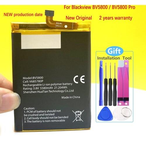 NEW Original 5580mAh Battery For Blackview BV5800 / BV5800 Pro High Quality +Tracking number