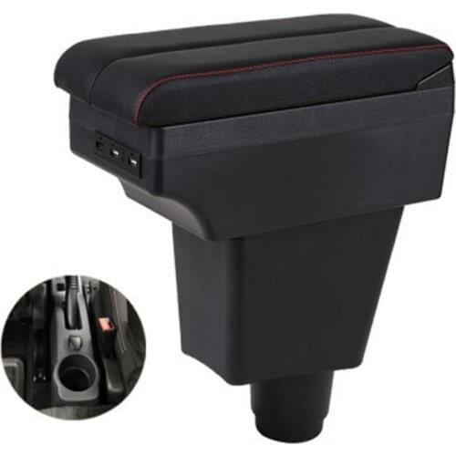 For Renault Logan 2 Armrest Box Logan 2 Universal Car Central Armrest Storage Box modification accessories