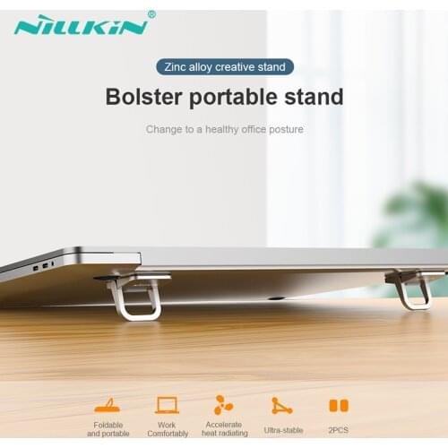 NILLKIN laptop stand portable aluminum travel under 17'' Stand Holder for iPad for Macbook for HP For Lenovo For Asus Notebook