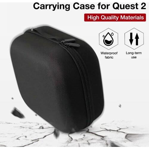 Protable EVA Storage Bag For Oculus Quest 2 VR Headset Travel Protective Case Carrying Box Protective Pouch For Oculus Quest2 Vr