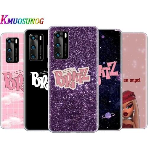 Transparent Cover Fashion Brand Doll Bratz Luxury For Huawei P40 Lite E P30 P20 P10 P9 P8 Pro Plus Lite mini 2019 Phone Case