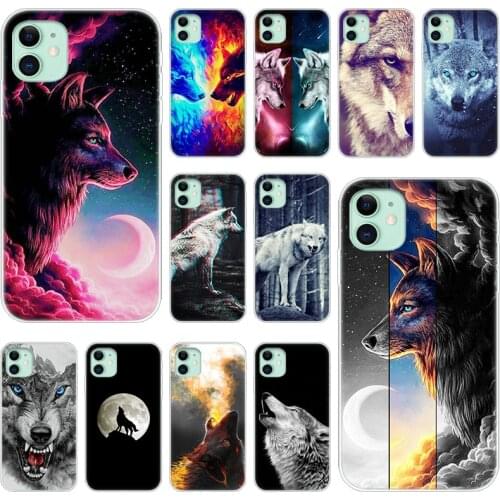 Angry Snow Wolf Silicone Phone Case for Apple iPhone 12 Mini 11 Pro XS Max X XR 6 6S 7 8 Plus 5 5S SE 2020 luxury Soft Cover