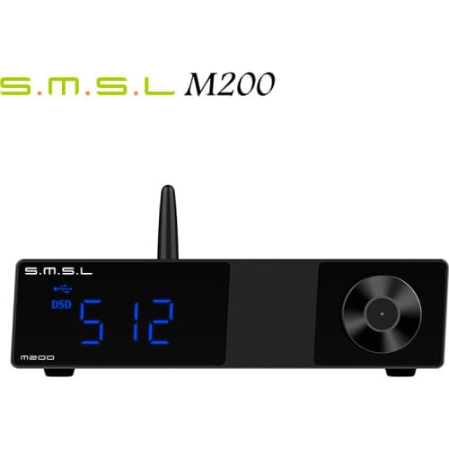 S.M.S.L M200 AK4497 LDAC AptX-HD Bluetooth 5.0 DAC Hi-Res 32bit/768kHz DSD512 Coaxial Optical USB DAC Decoder