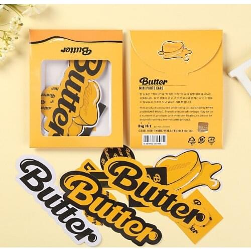 Bangtan Boys Butter Stickers KPOP Stars Stickers The Same Style Stickers Idols Cute Photos Toys Stickers Skateboard Suitcase