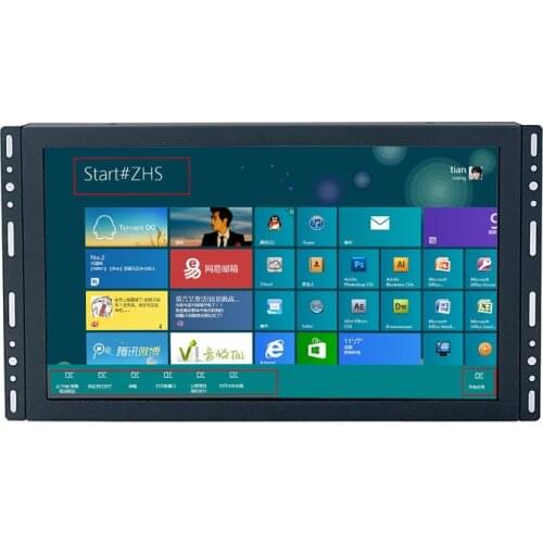 ANWELL 11.6" Industrial Metal Case 1920x1080 1080P HD Cheap Small Widescreen LCD Screen Multi Touch Capacitive Touch Monitor