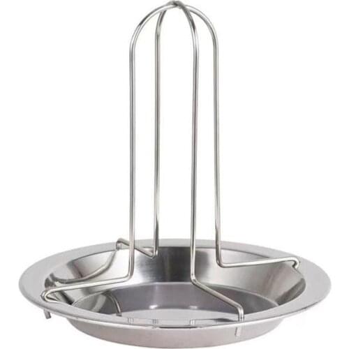 1 Pc Grilled Chicken Rack Barbecue Grillen Cooking Camping Roaster Bbq Rack Accessories Outdoor Rack Chicken Non-stick Pan F1L5