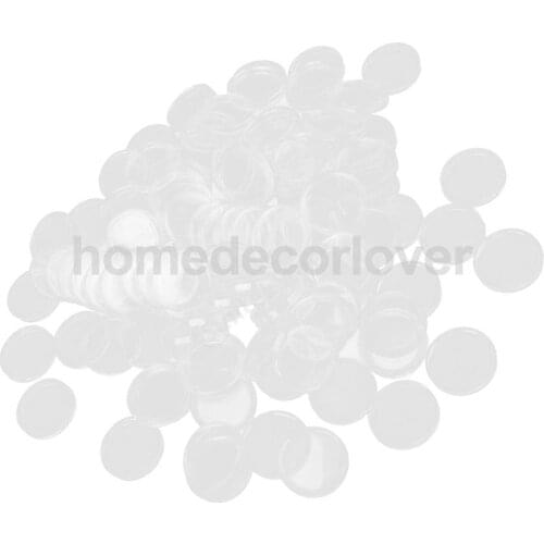 200 Capsule Coin Display Case Transparent Container Protector Xmas Gift 36mm