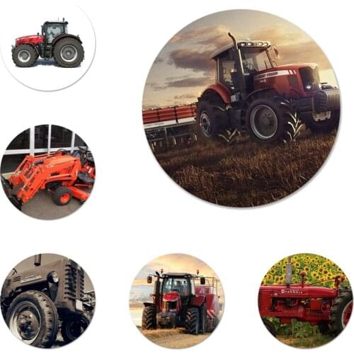 58mm New Fashion Massey Ferguson Tractors Icons Pins Badge Decoration Brooches Metal Badges For Backpack Decoration